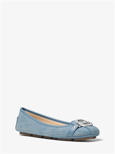 Michael michael kors fulton moccasin denim + FREE SHIPPING